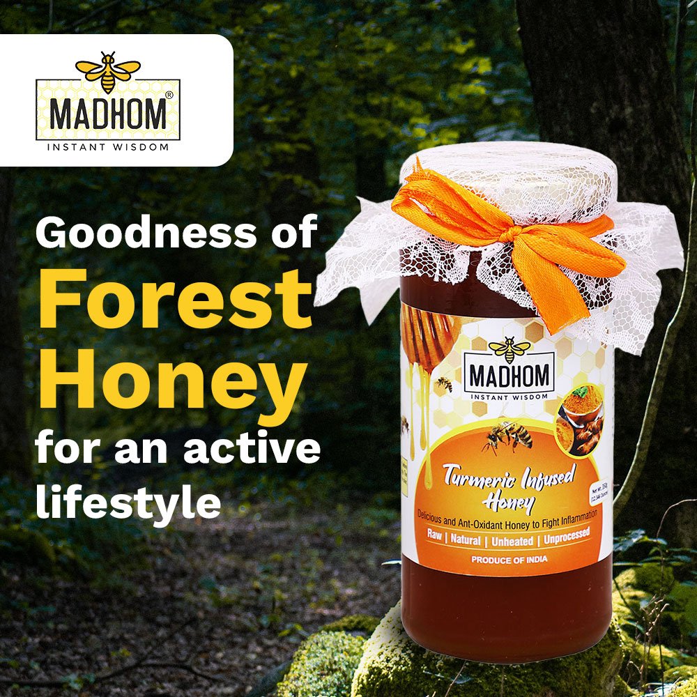 Turmeric Infused Forest Honey
