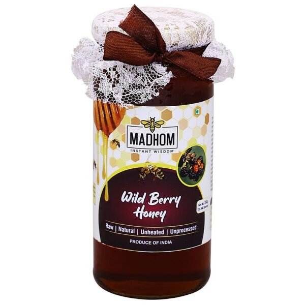 Wild Berry Honey 350gm | 100% Natural & Pure | No Sugar Added | Unheated | Unprocessed