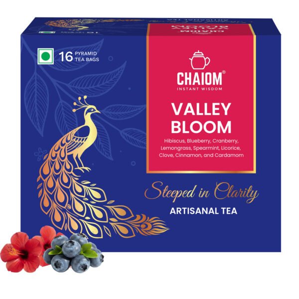 Valley Bloom – 16 pyramid Tea Bags Sachets