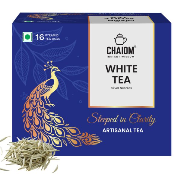 Pure Silver Needles White Tea – 16 Pyramid Tea Bag Sachets