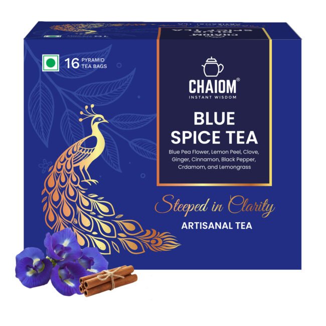 Blue Spice Tea – 16 pyramid Tea Bags Sachets