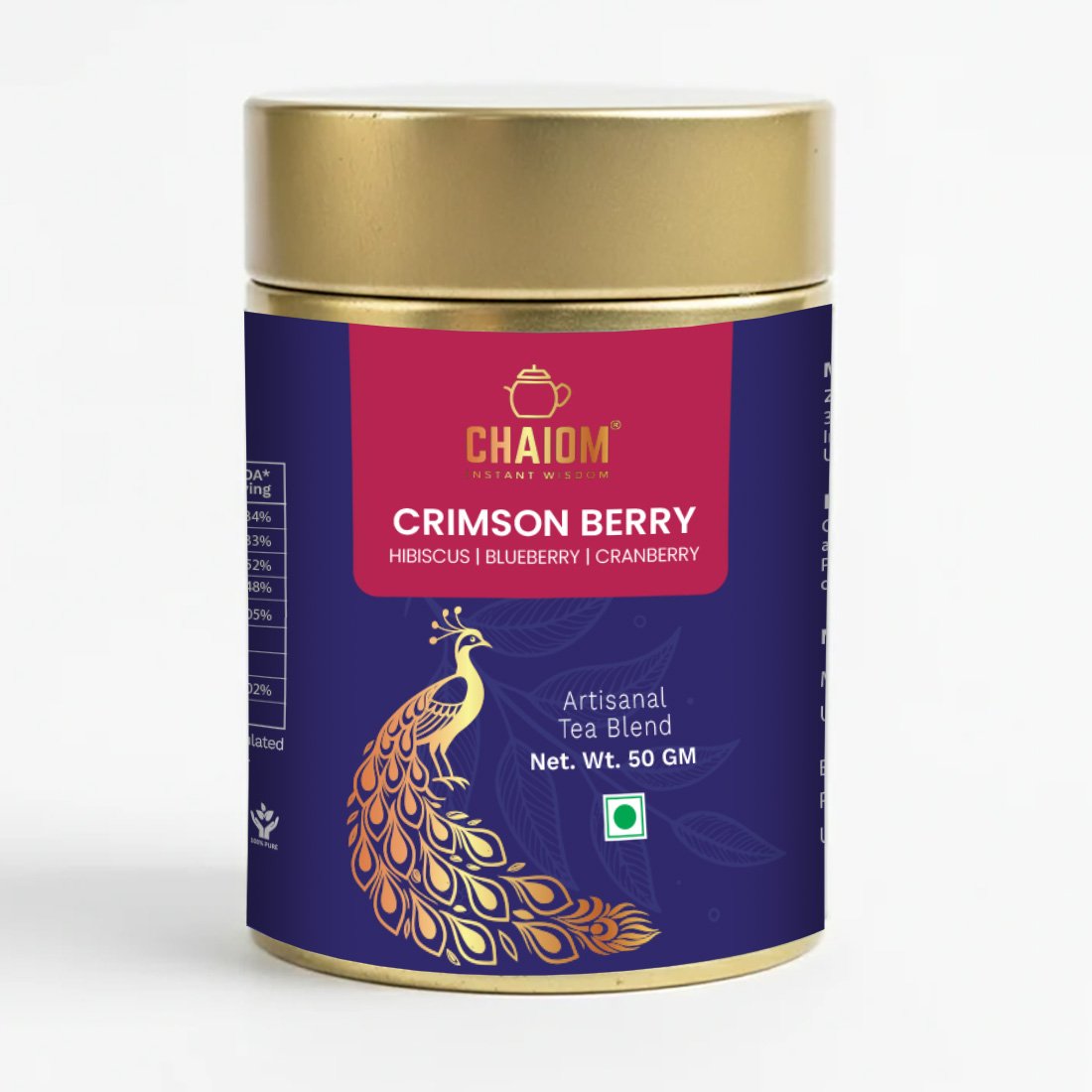 Crimsion_Berry_Hibiscus Tea 50gm Loose Tea