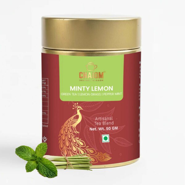 Minty Lemon Refreshing Green Tea – 50g Premium Loose Leaf Tea