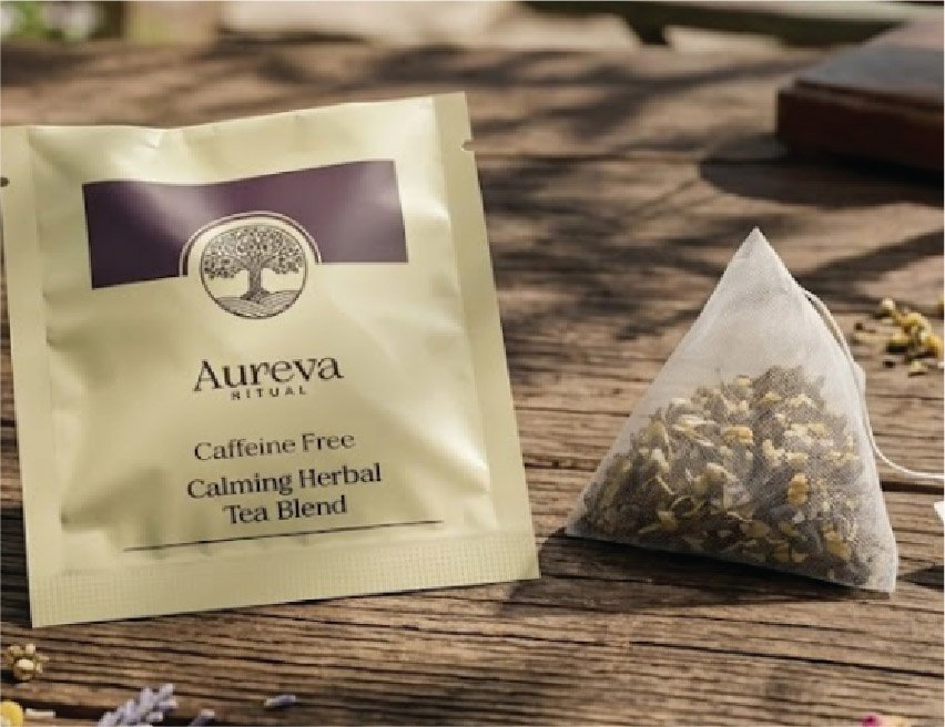 PLA pyramid tea bags with sachets