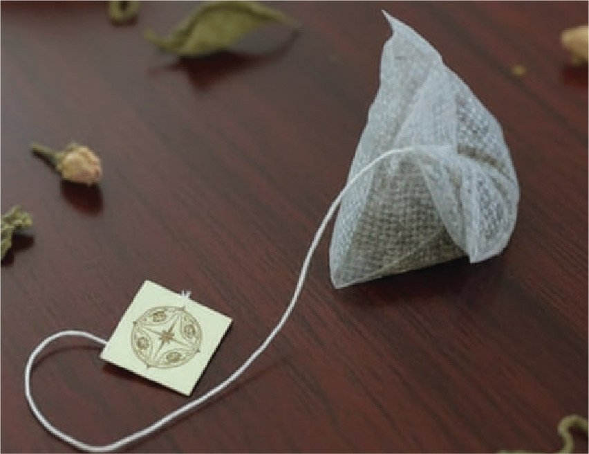 PLA pyramid tea bags without sachets