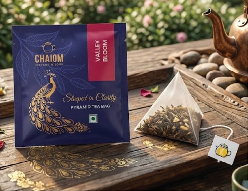 Pyramid tea bags nylon with sachets
