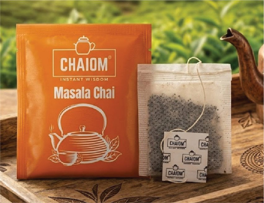 Single chamber tea bags with Sachets