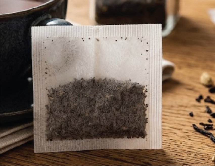 Square pod tea bags without Sachets