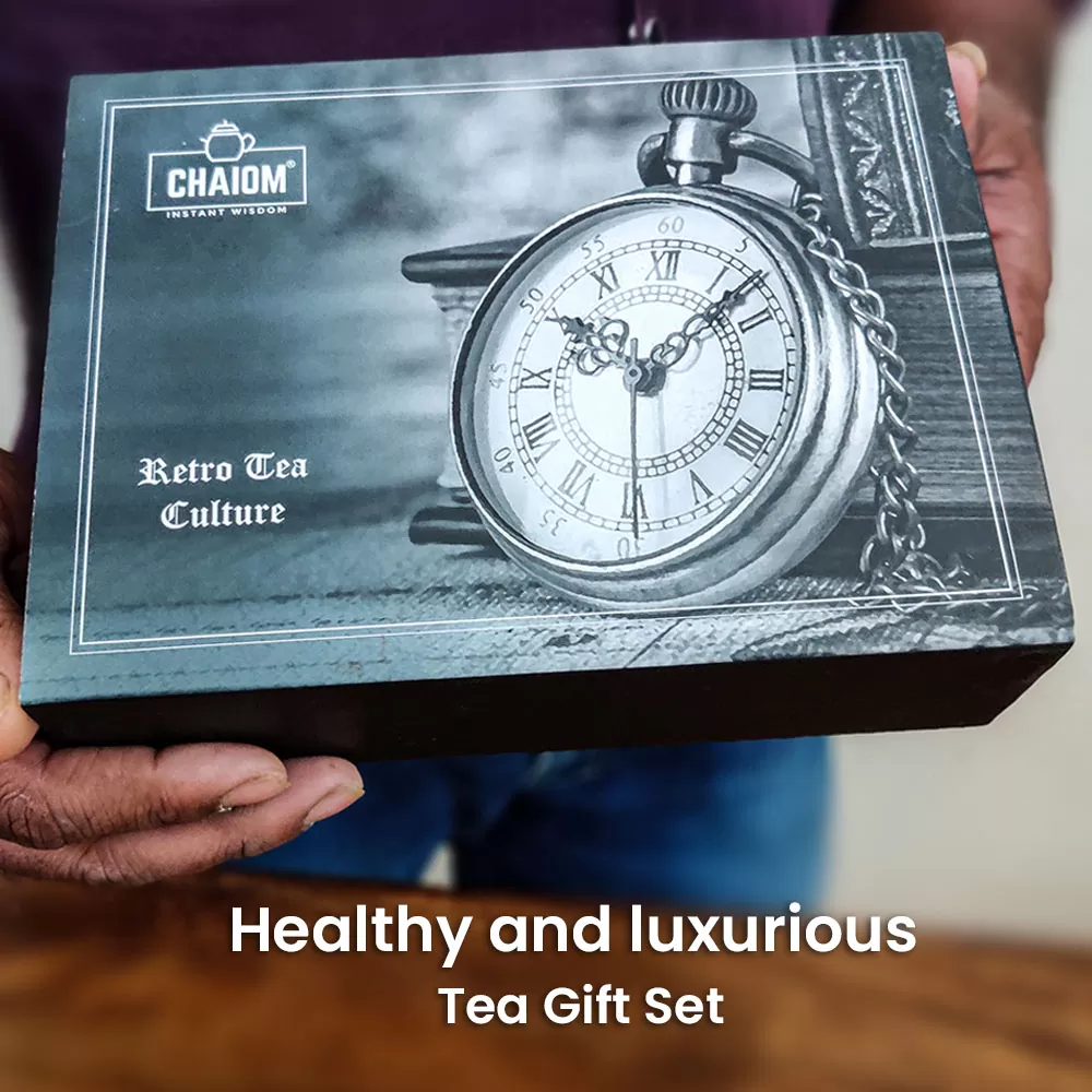 Retro Tea Culture Healthy & luxurious Tea Gift Box